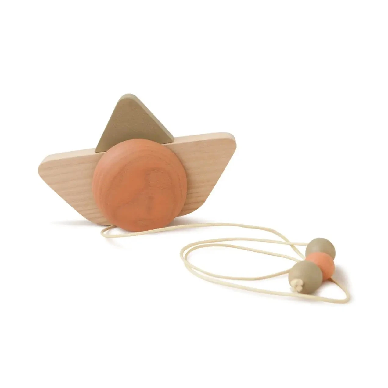 Handmade Wooden Boat Pull Toy - Image 3
