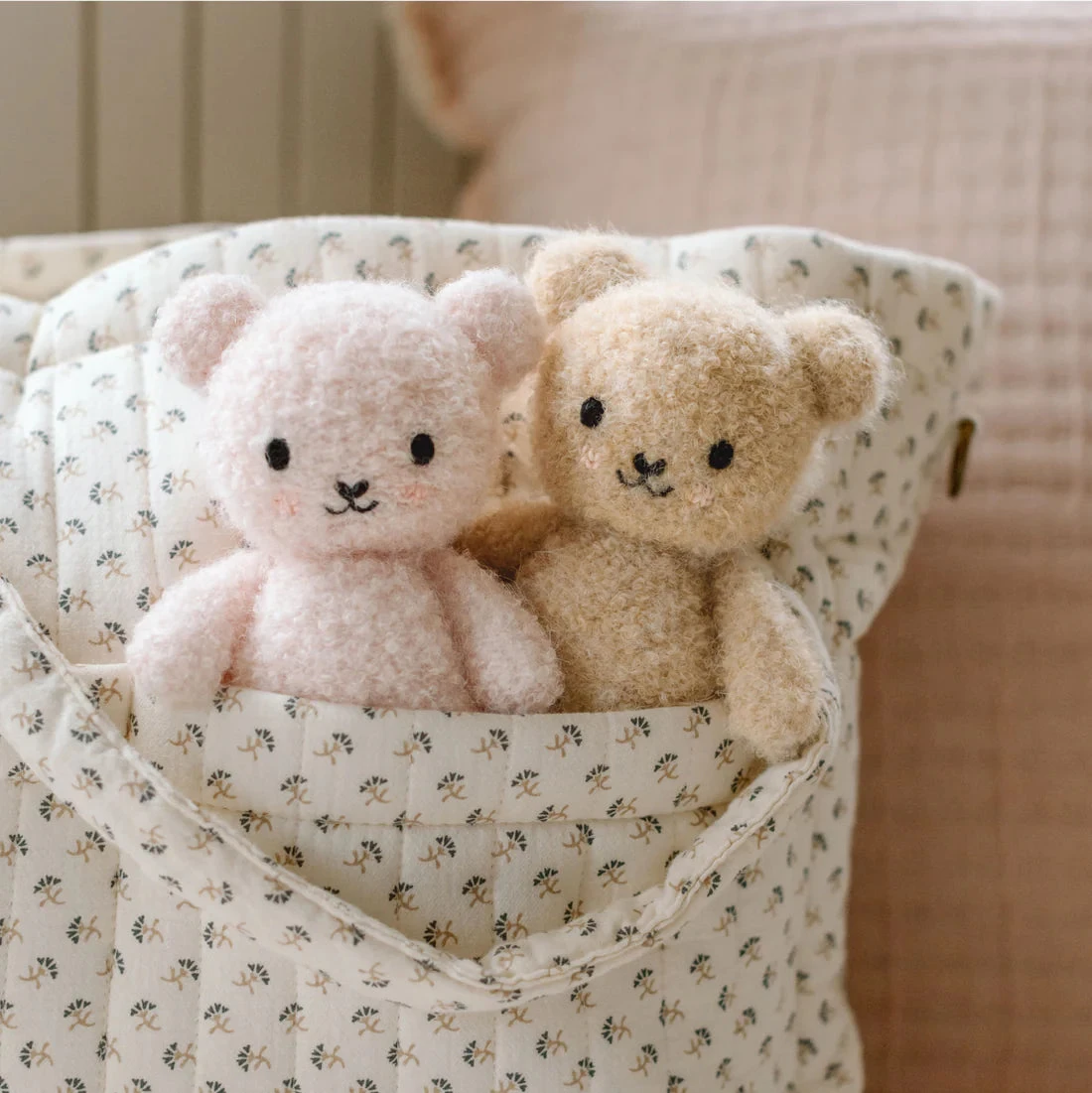 Cuddle + Kind Baby Bouclé Bear - Strawberry - Image 6