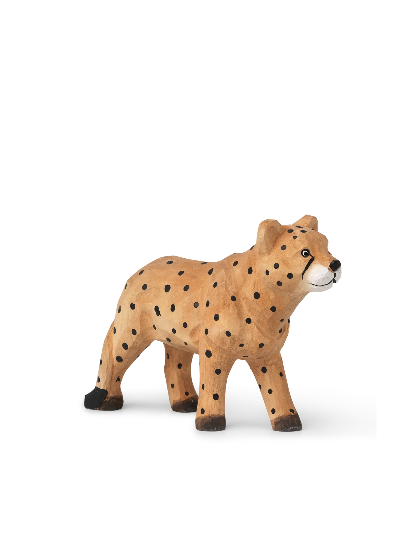 Ferm LIVING Hand Carved Wooden Cheetah - Image 2