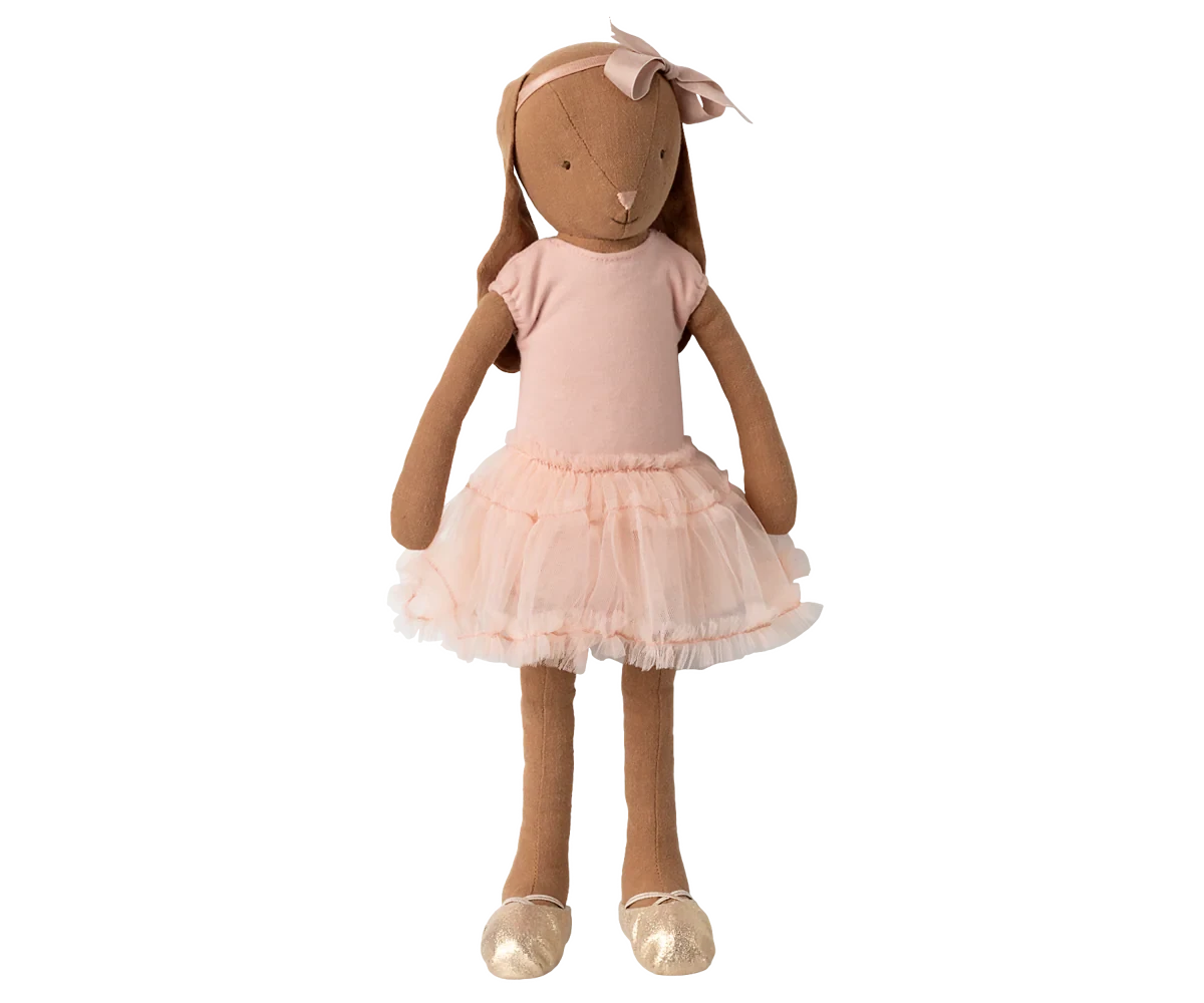 Maileg Bunny, Size 3 - Chocolate Brown - Ballet Suit And Skirt - Rose - Image 2
