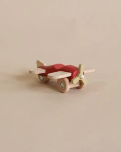 Konges Sløjd Wooden Red Airplane