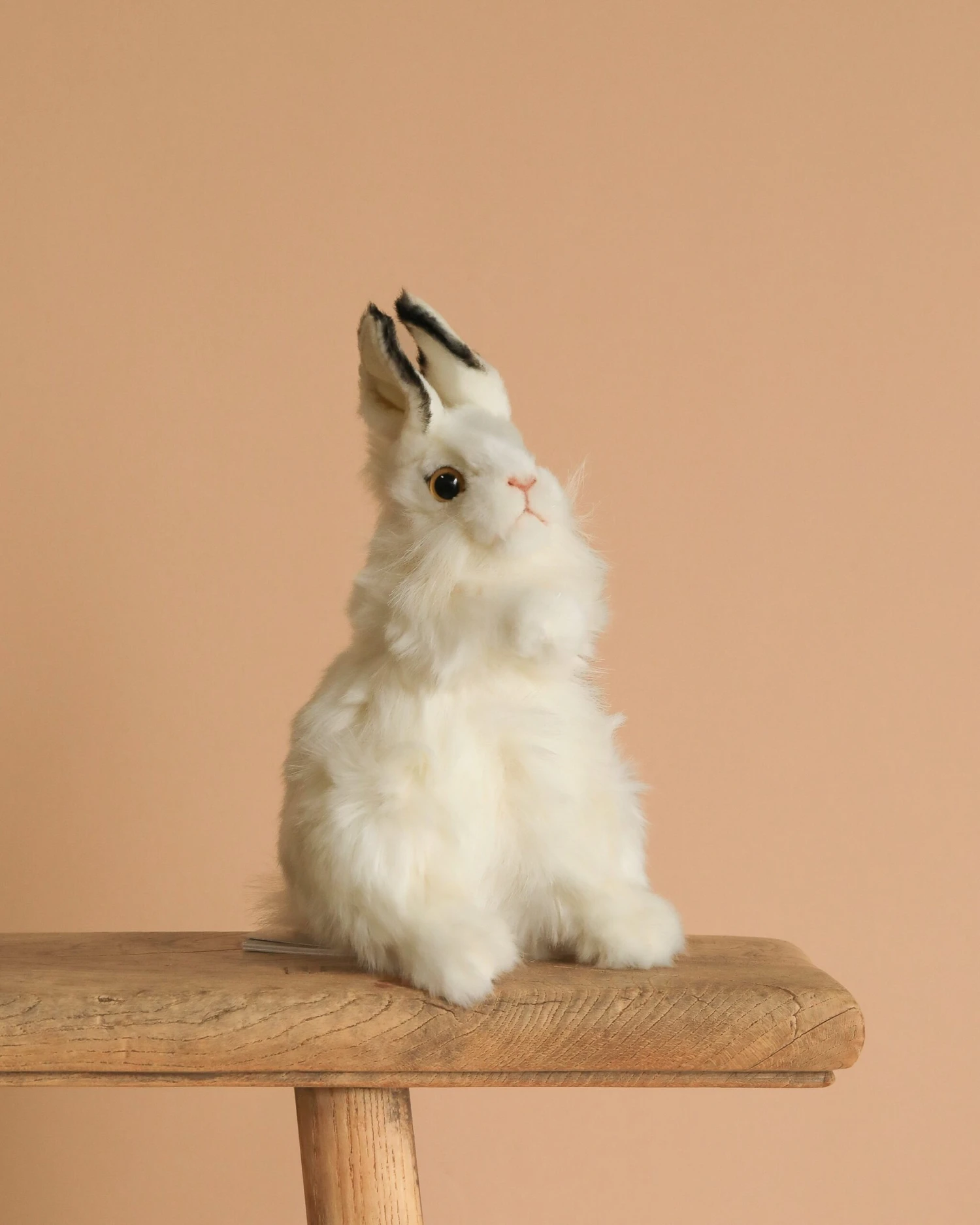 Hansa White Bunny Stuffed Animal