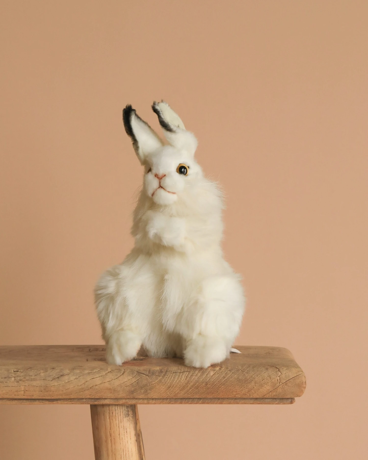 Hansa White Bunny Stuffed Animal - Image 2
