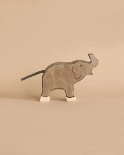 Holztiger Small Elephant, Trunk Raised