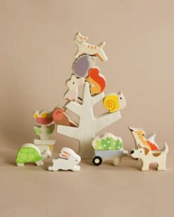 Tender Leaf Toys Stacking Garden Friends