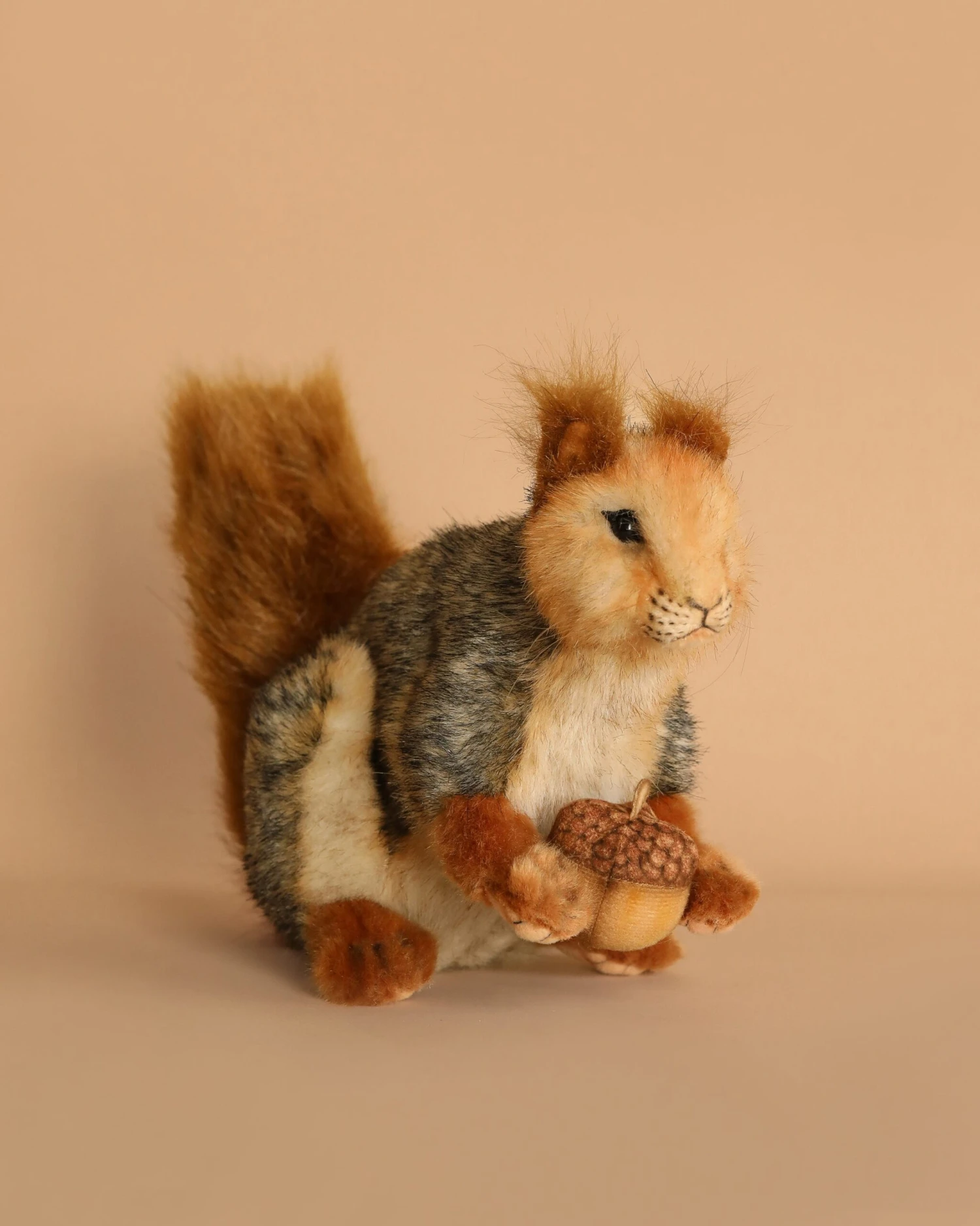 Hansa Sitting Gray Squirrel Stuffed Animal