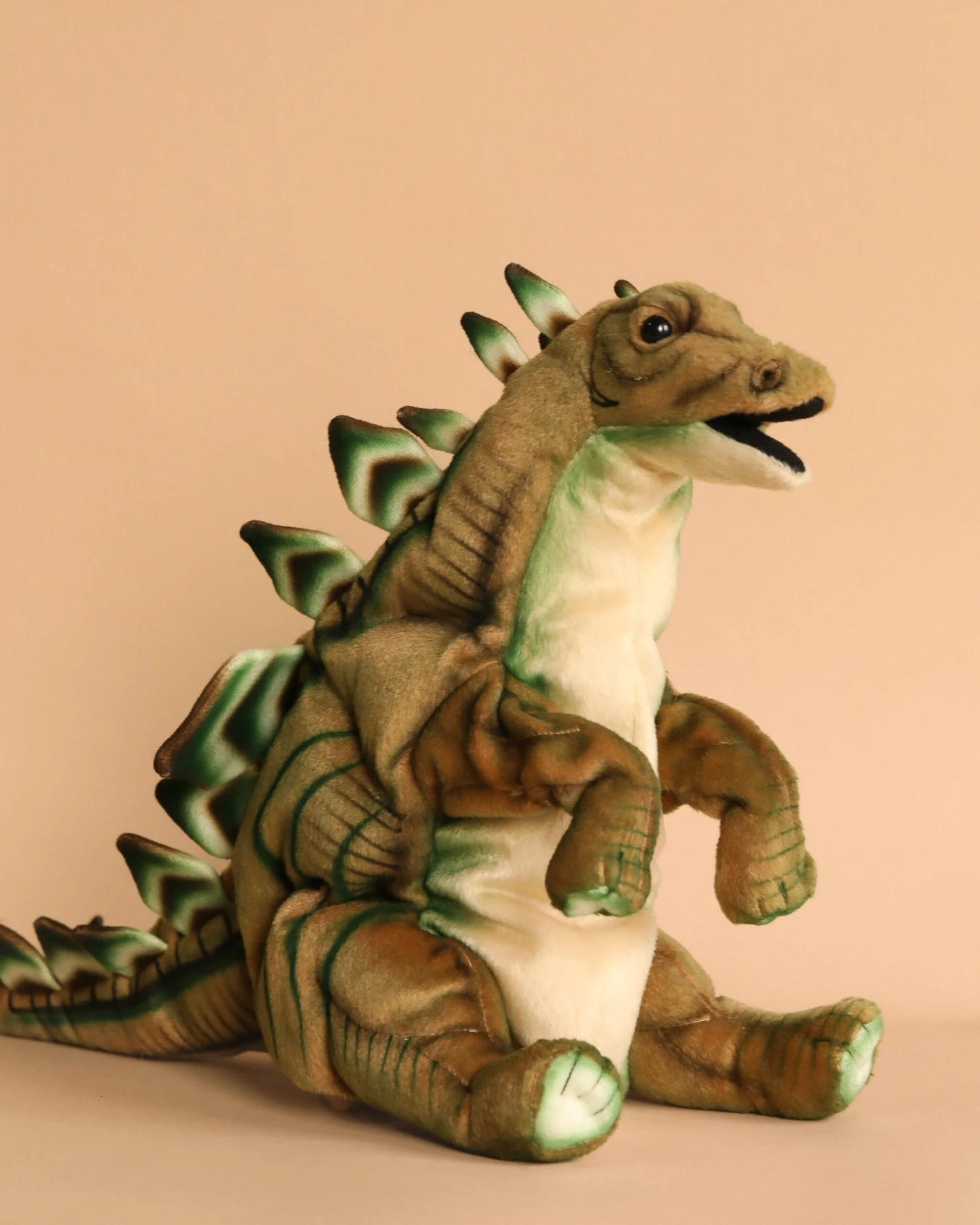 Hansa Stegosaurus Dinosaur Puppet