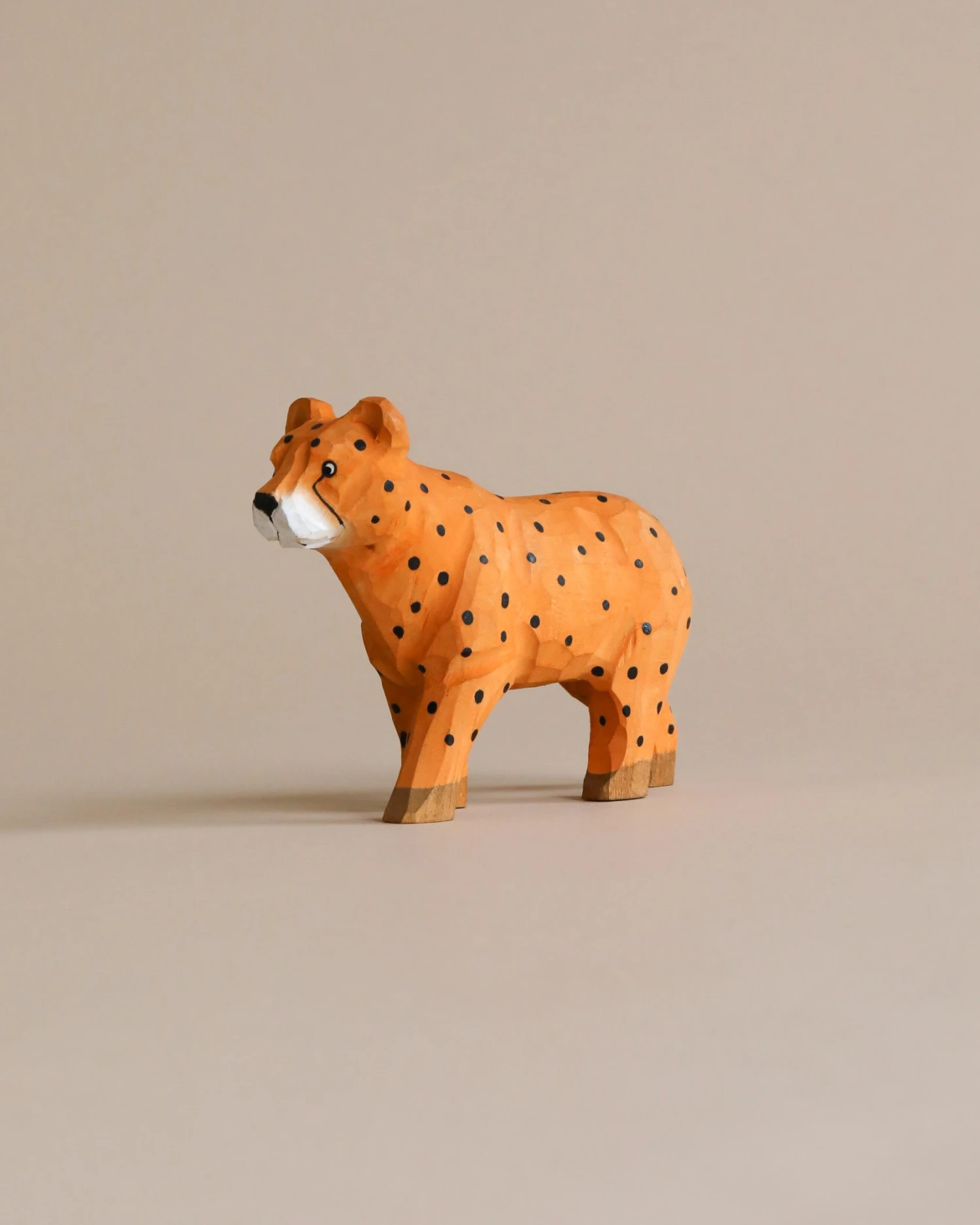 Ferm LIVING Hand Carved Wooden Cheetah