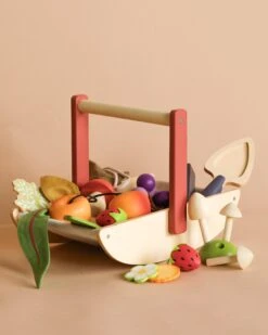 Tender Leaf Toys Wild Wood Foraging Trug