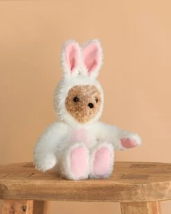Steiff Teddy Bear With Bunny Hoodie Costume, 11 Inches