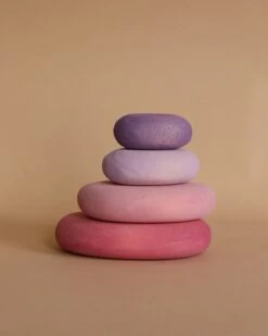 Grimm's Flamingo Pebbles Stacker