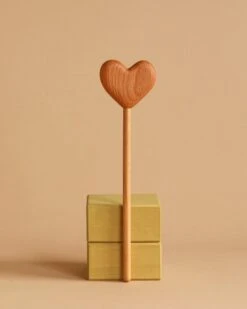 Handmade Wooden Heart Magic Wand