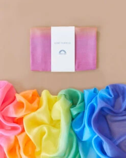 Sarah's Silk Giant Rainbow Playsilk
