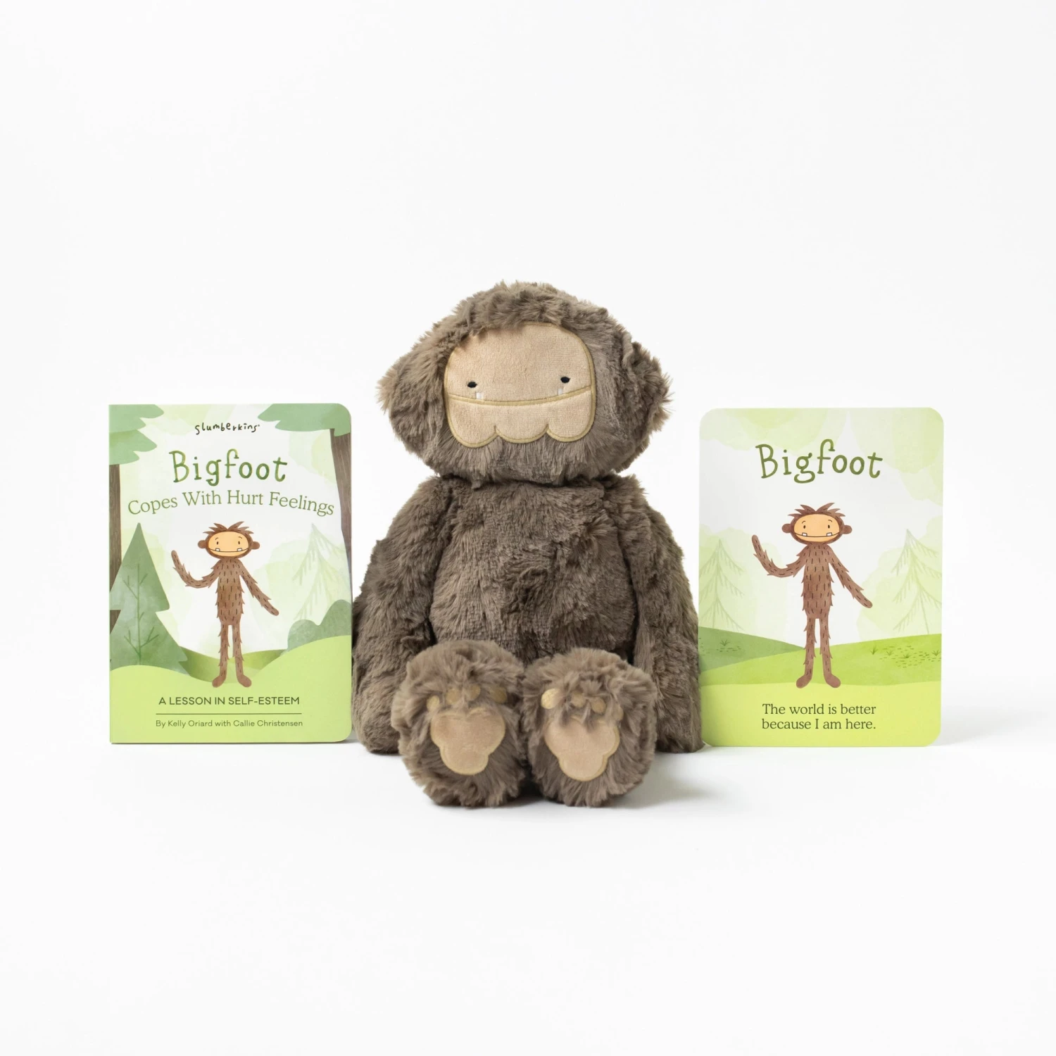 Slumberkins Bigfoot Kin + Lesson Book - Self Esteem - Image 2