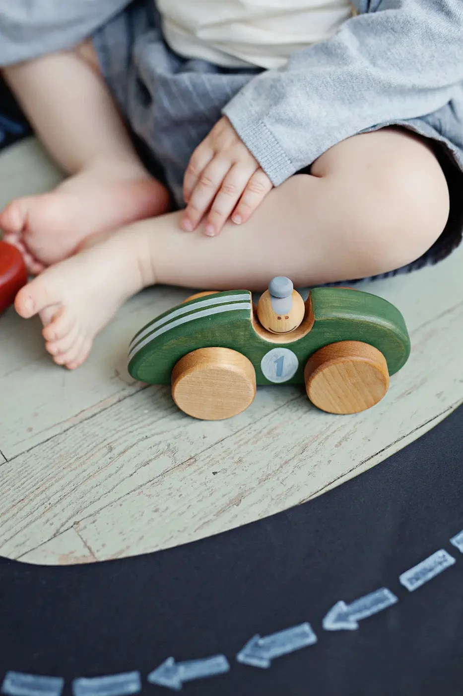 Handmade Wooden Toy Race Car - Image 4