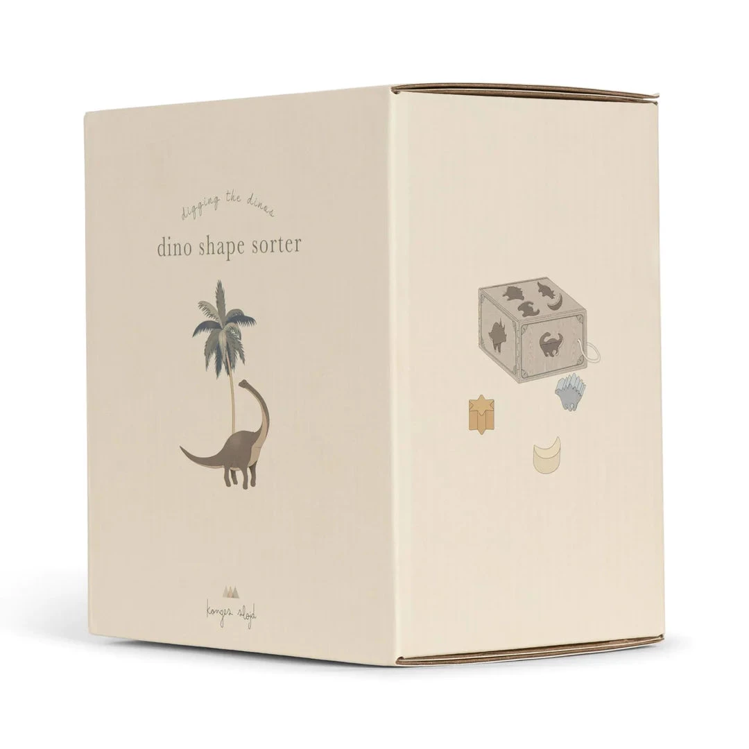 Konges Sløjd Wooden Dinosaur Shape Sorter - Image 7