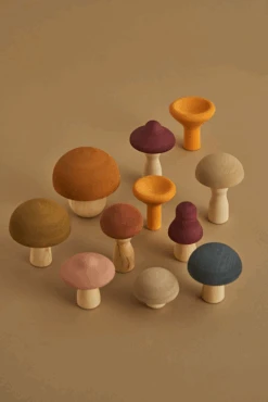Raduga Grez Handmade Wooden Mushrooms