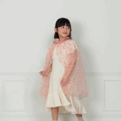 Meri-Meri Meri Meri Pink Tulle Star Cape Costume
