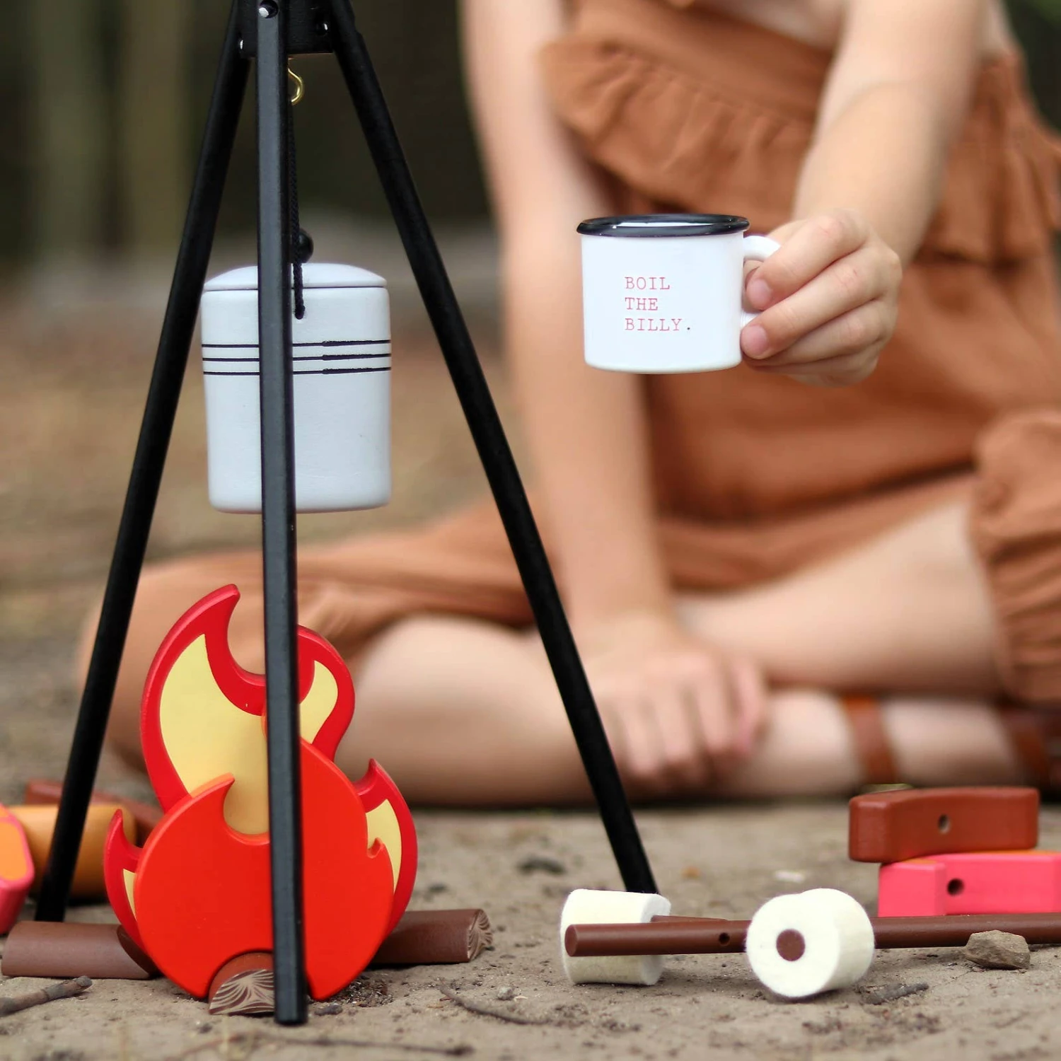 Wooden Camp Fire Set - Image 8