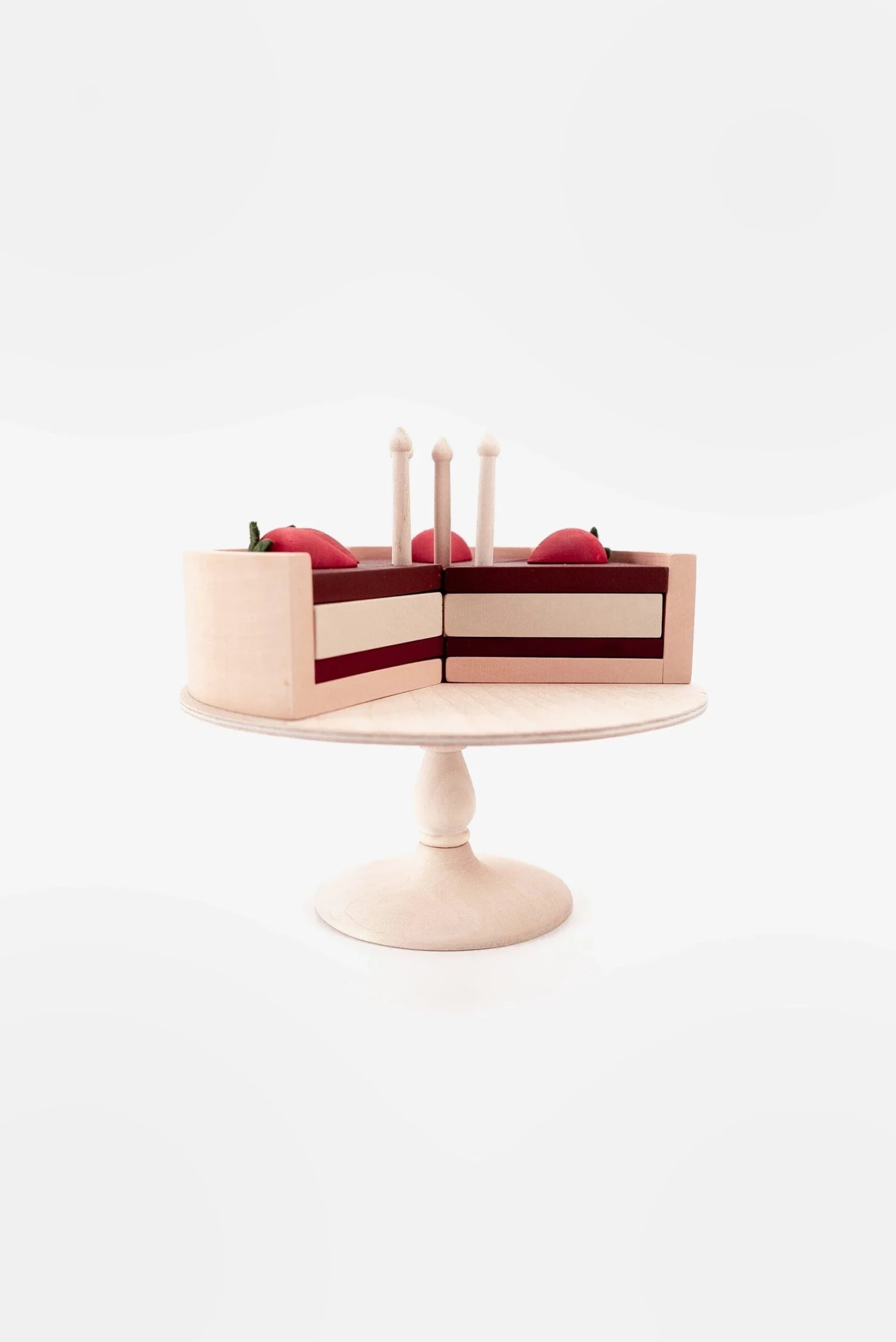 Handmade Chocolate Layer Cake On A Stand - Image 2