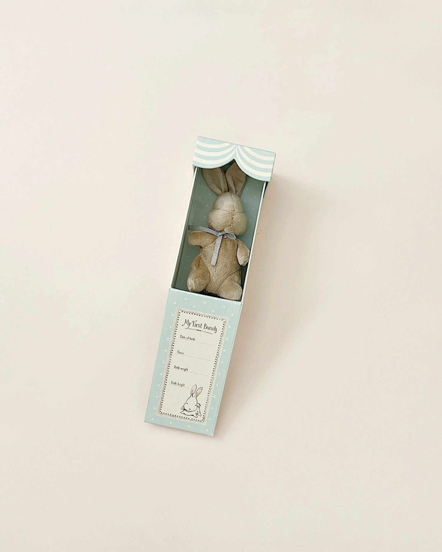 Maileg My First Bunny - Light Blue - Image 2