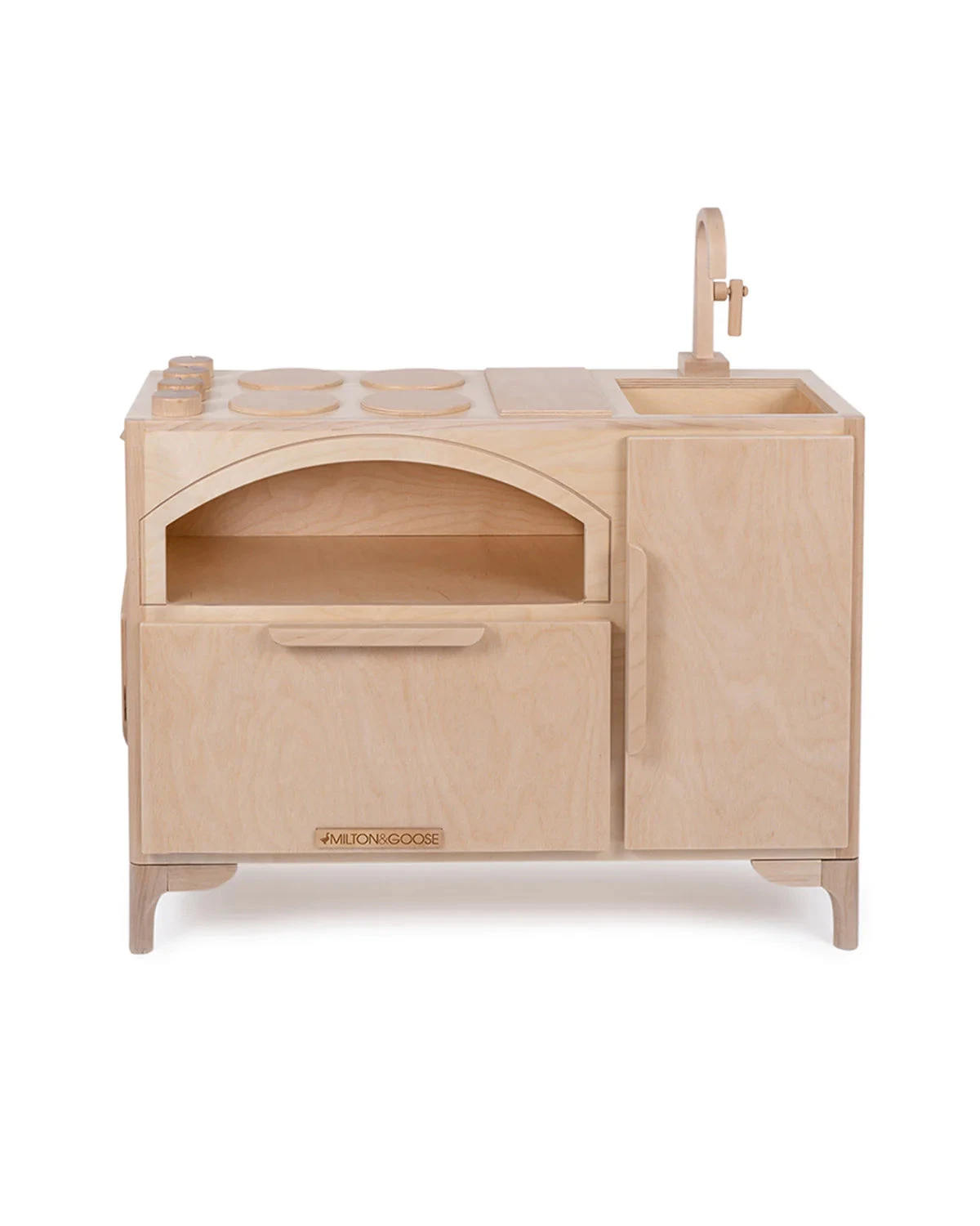 Milton & Goose Play Kitchen With Pizza Oven - Made In USA - Image 2