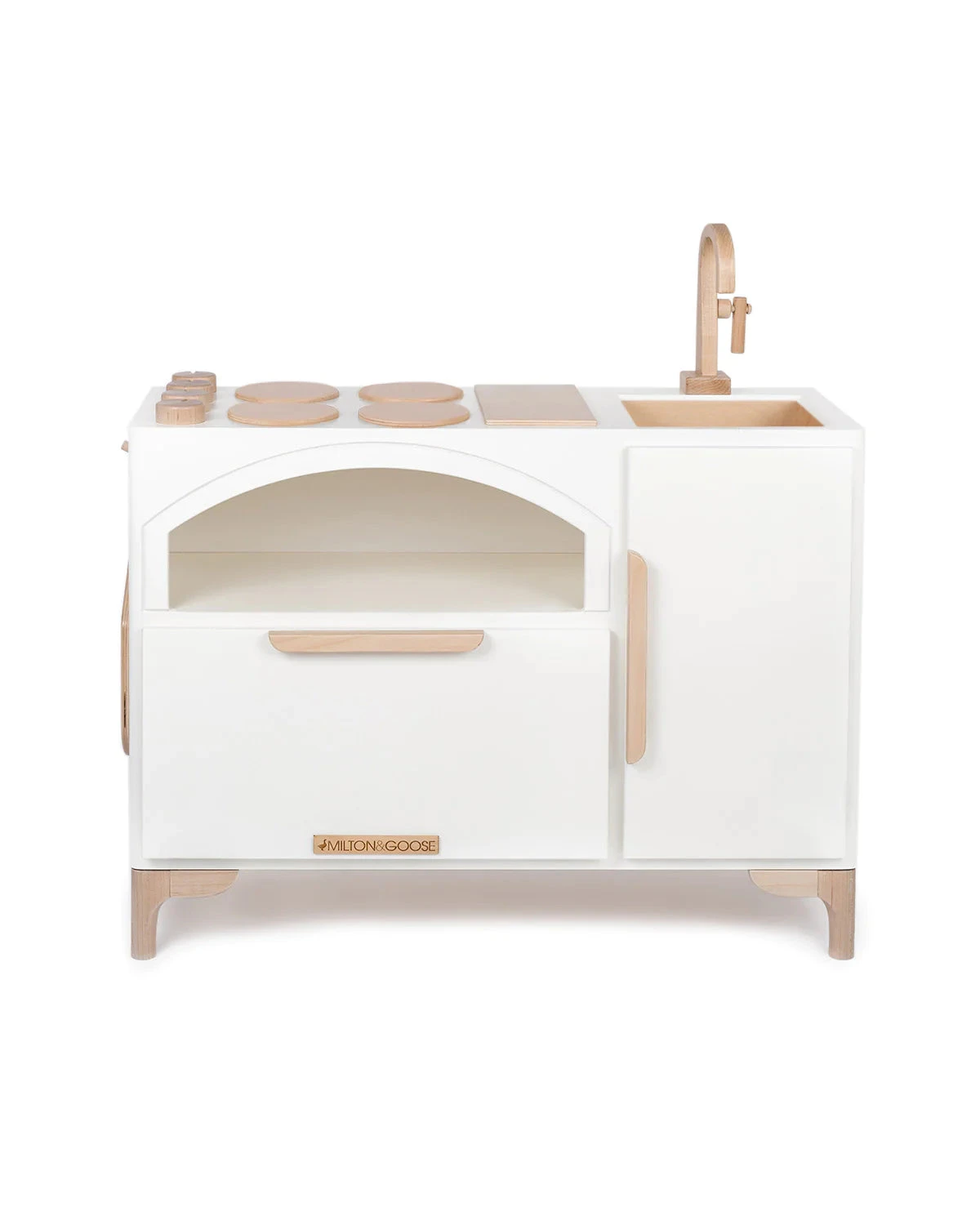 Milton & Goose Play Kitchen With Pizza Oven - Made In USA - Image 4