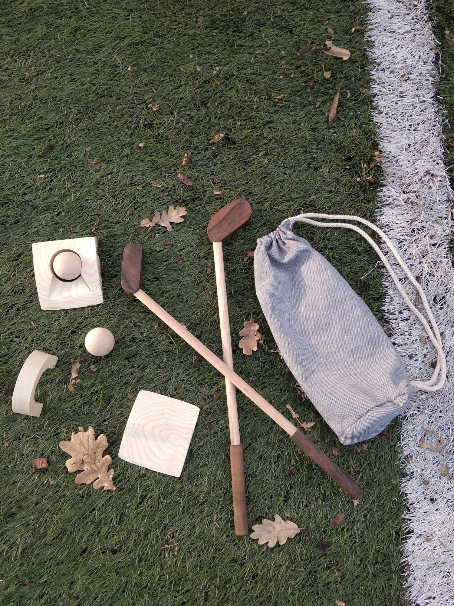 Handmade Wooden Toddler Golf Set - Image 6